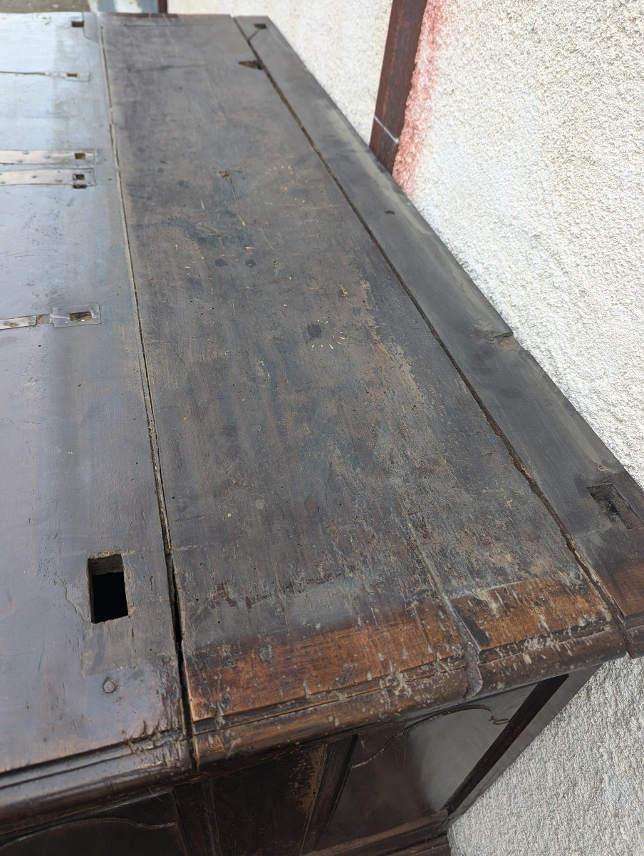 Important buffet double corps  – Portes à double évolution – Époque XVIIe siècle-photo-8