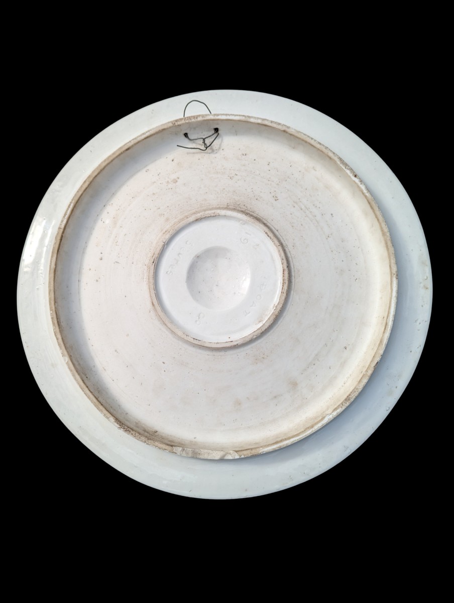 Taxile Doat (1851-1939) - Decorative Dish In Paste-on-paste Porcelain, Sèvres, 1900-photo-2