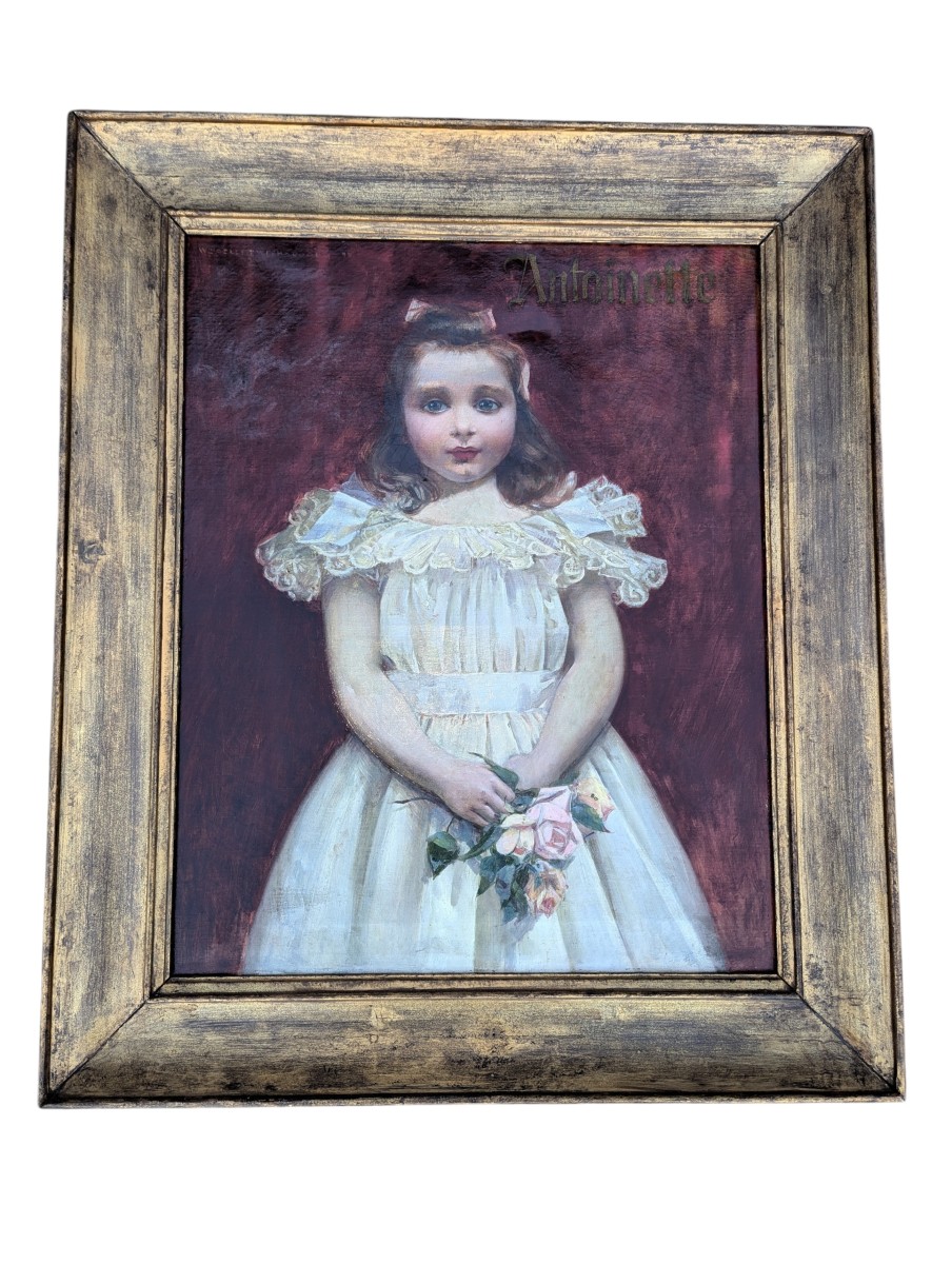 Hst - William De Leftwich Dodge (1867-1935) Portrait Of Antoinette