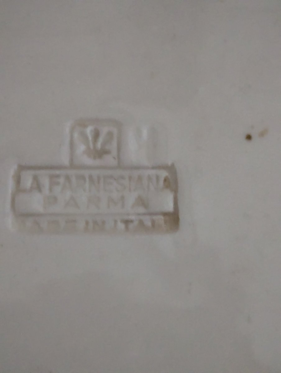La Farnesiana Parma, Ceramic Bathroom Set In 1950s Shell Shapes-photo-2