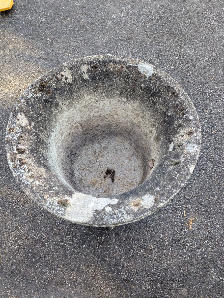 Paire de jardinière côtelèes des années 30-photo-1