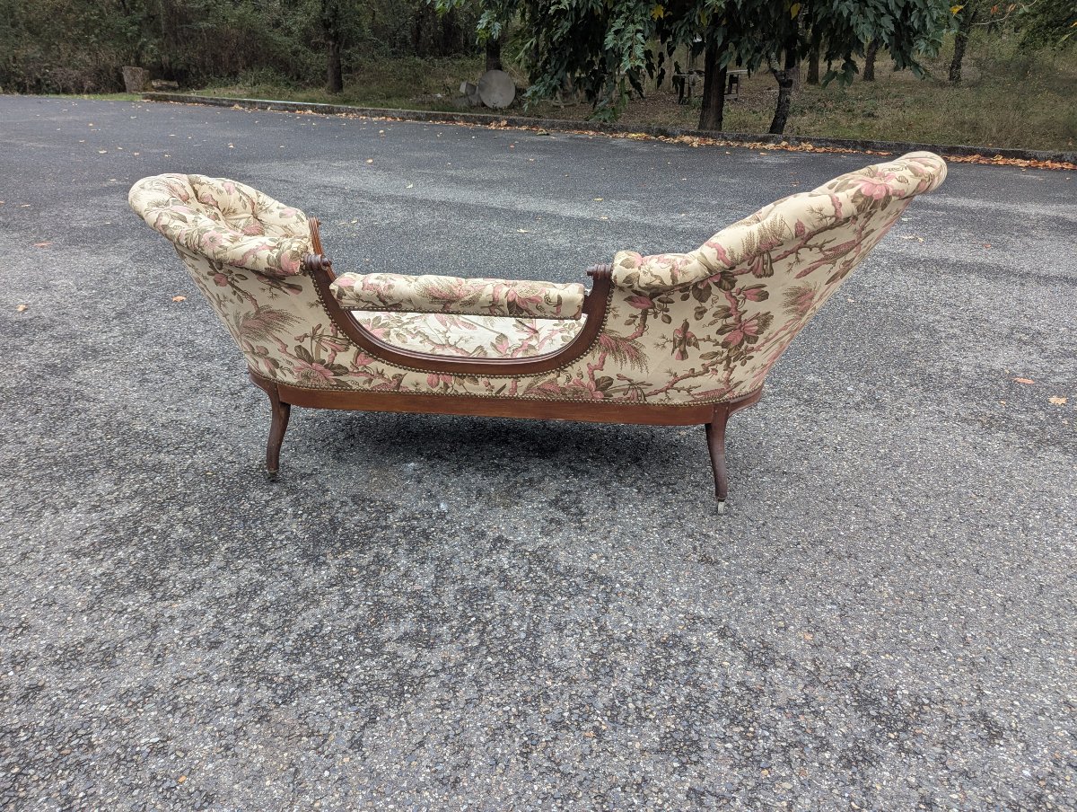 Rare Canapé "Confident" (ou Indiscret) d'époque Napoléon III-photo-2