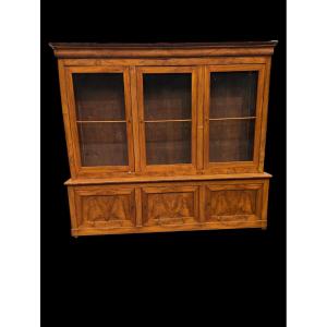 Louis Philippe Period Bookcase In Walnut 