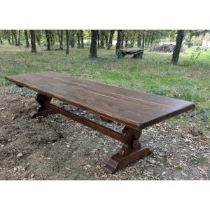 Large Oak Monastery Table 