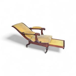 Chaise longue anglaise époque Rengency 1811 – 1820