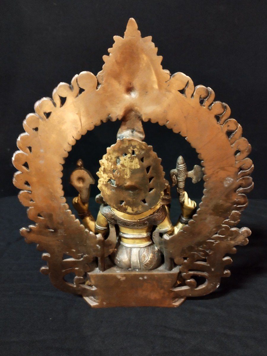 Ganesha En Bronze Doré-photo-1
