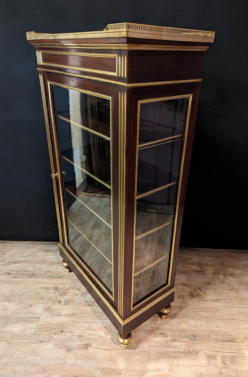 Showcase Louis XVI In Mahogany-photo-3