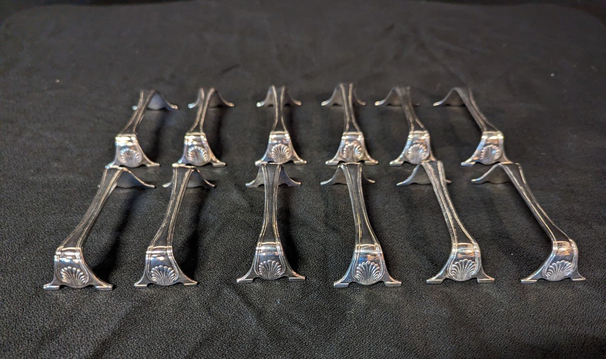 Series Of 12 Ercuis Knife Holders -photo-2