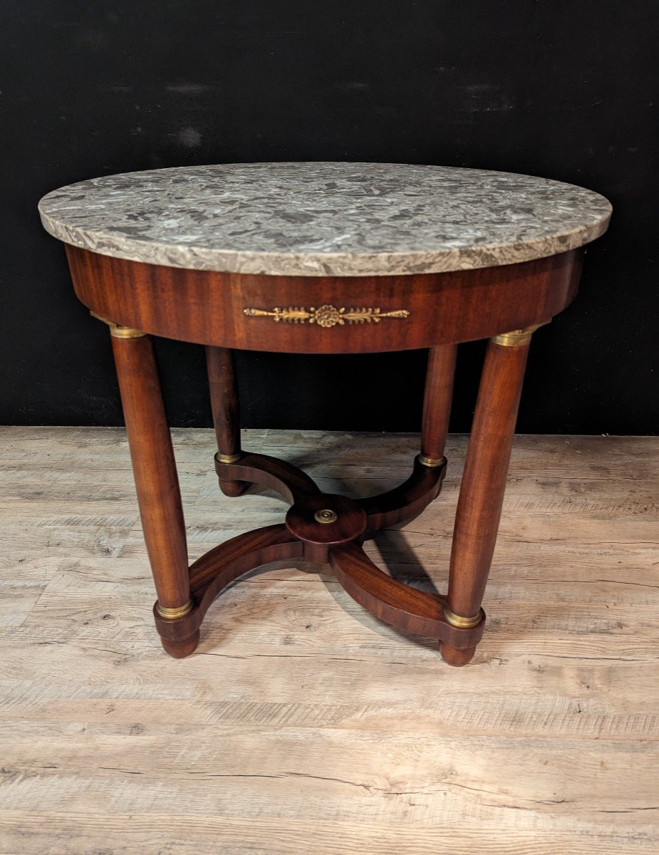 Empire Mahogany Pedestal Table