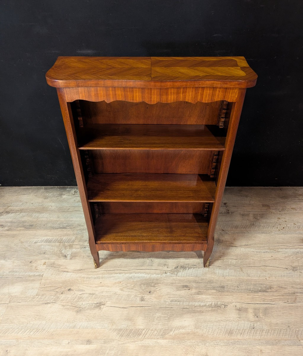 Louis XV Style Marquetry Bibus-photo-2