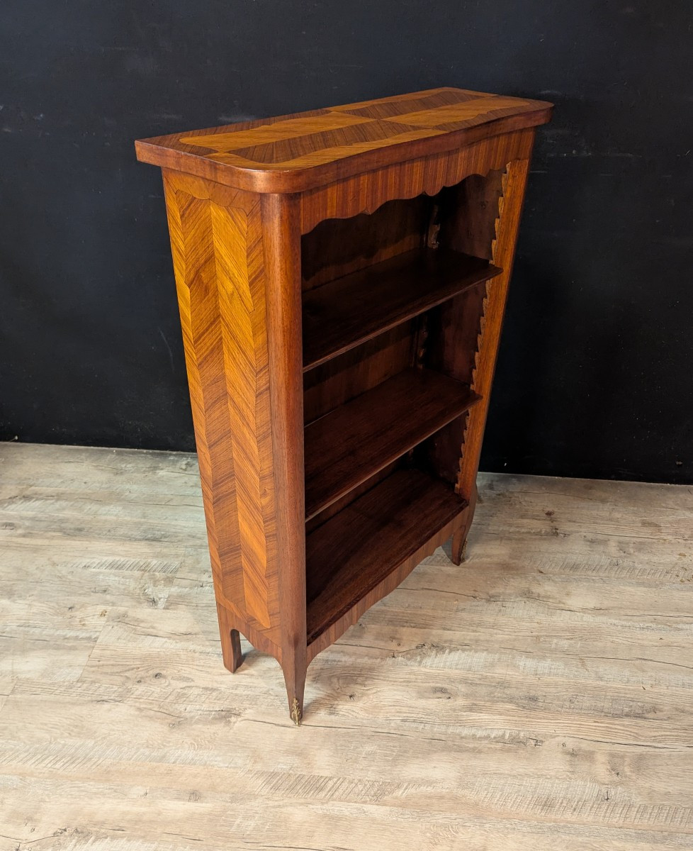 Louis XV Style Marquetry Bibus-photo-4