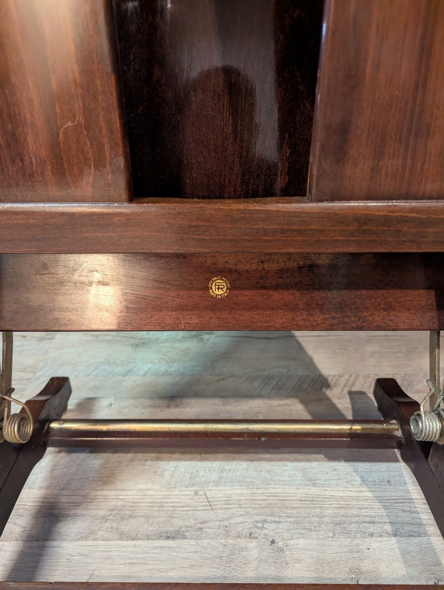 Italian Mahogany Valet Stand By Fratelli Reguitti-photo-2