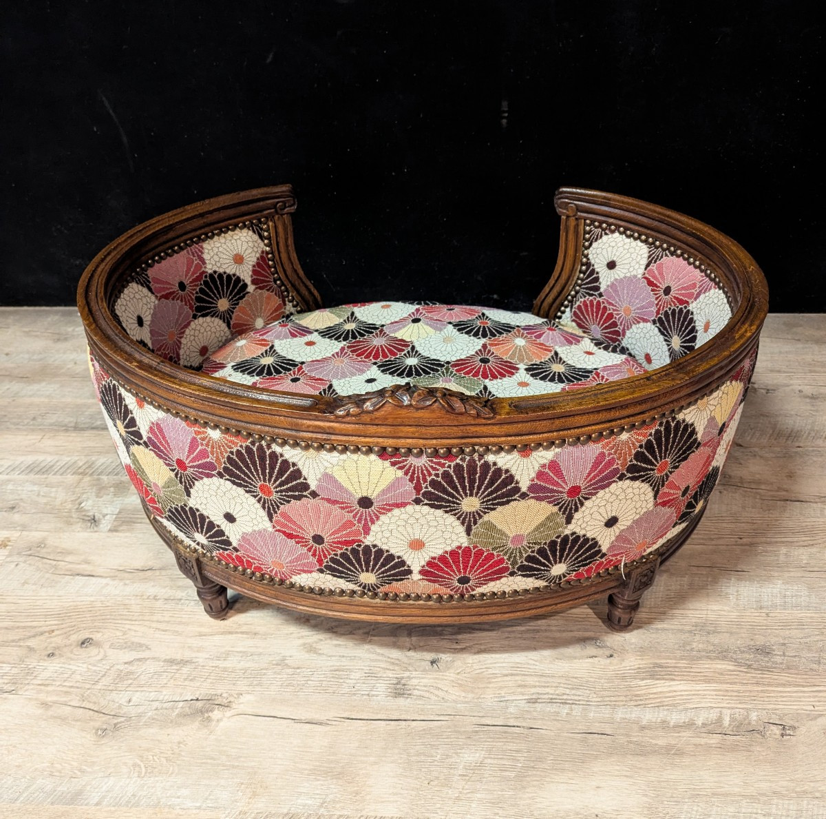 Paire de lits de repos pour animaux, style Louis XVI-photo-7