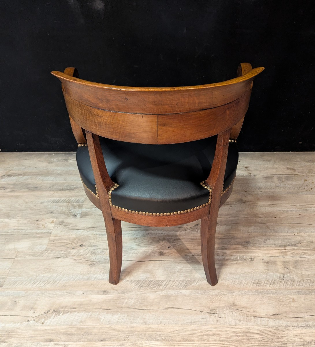 Fauteuil de bureau Restauration en noyer-photo-1