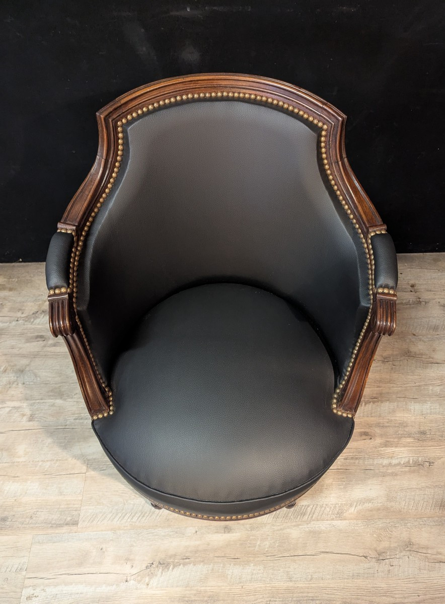 Fauteuil Louis XVI rotatif-photo-1