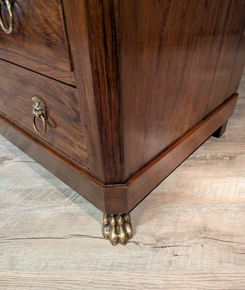 Petite commode d’époque Empire en acajou-photo-2