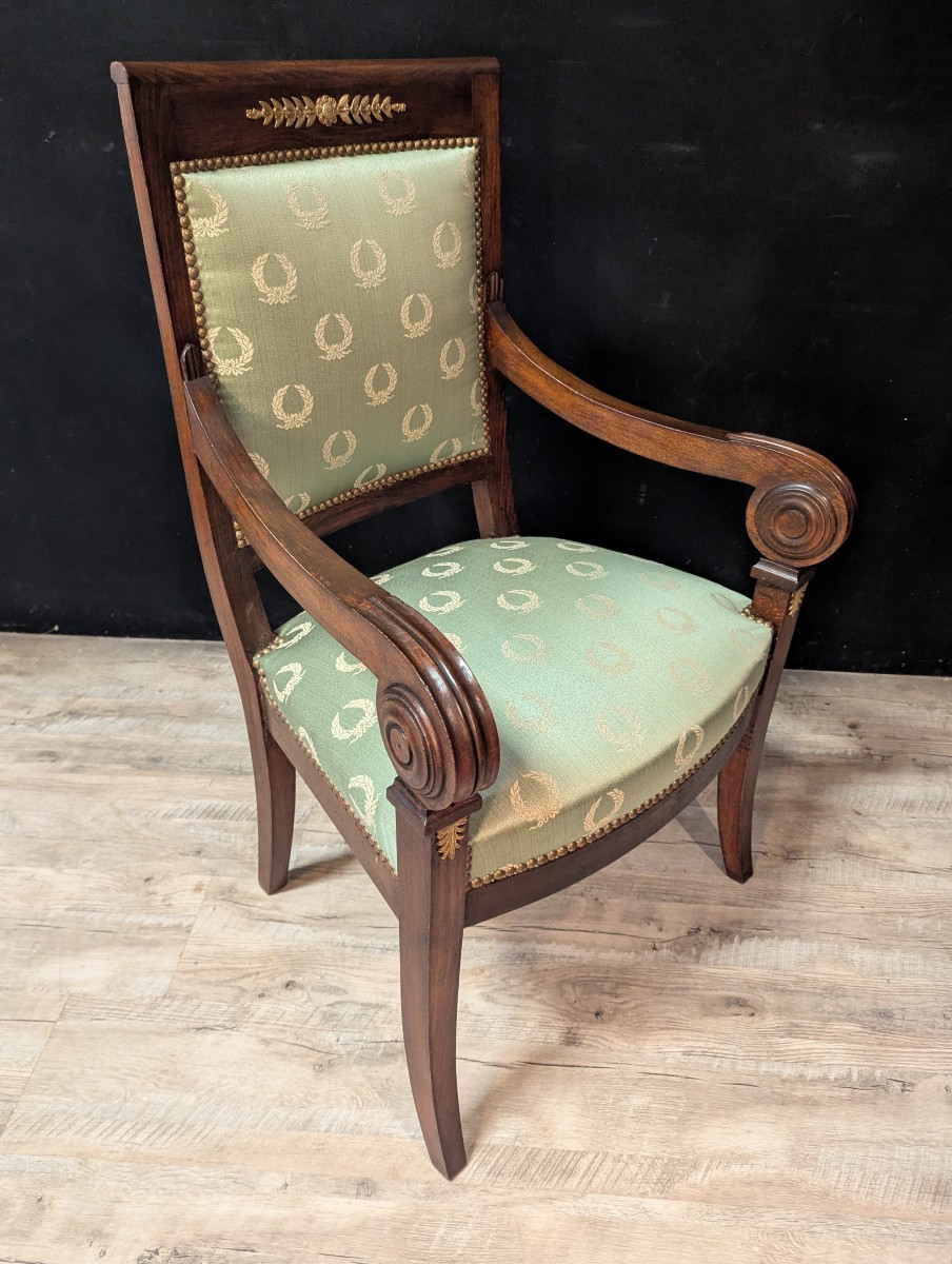 Pair Of Empire Armchairs-photo-4