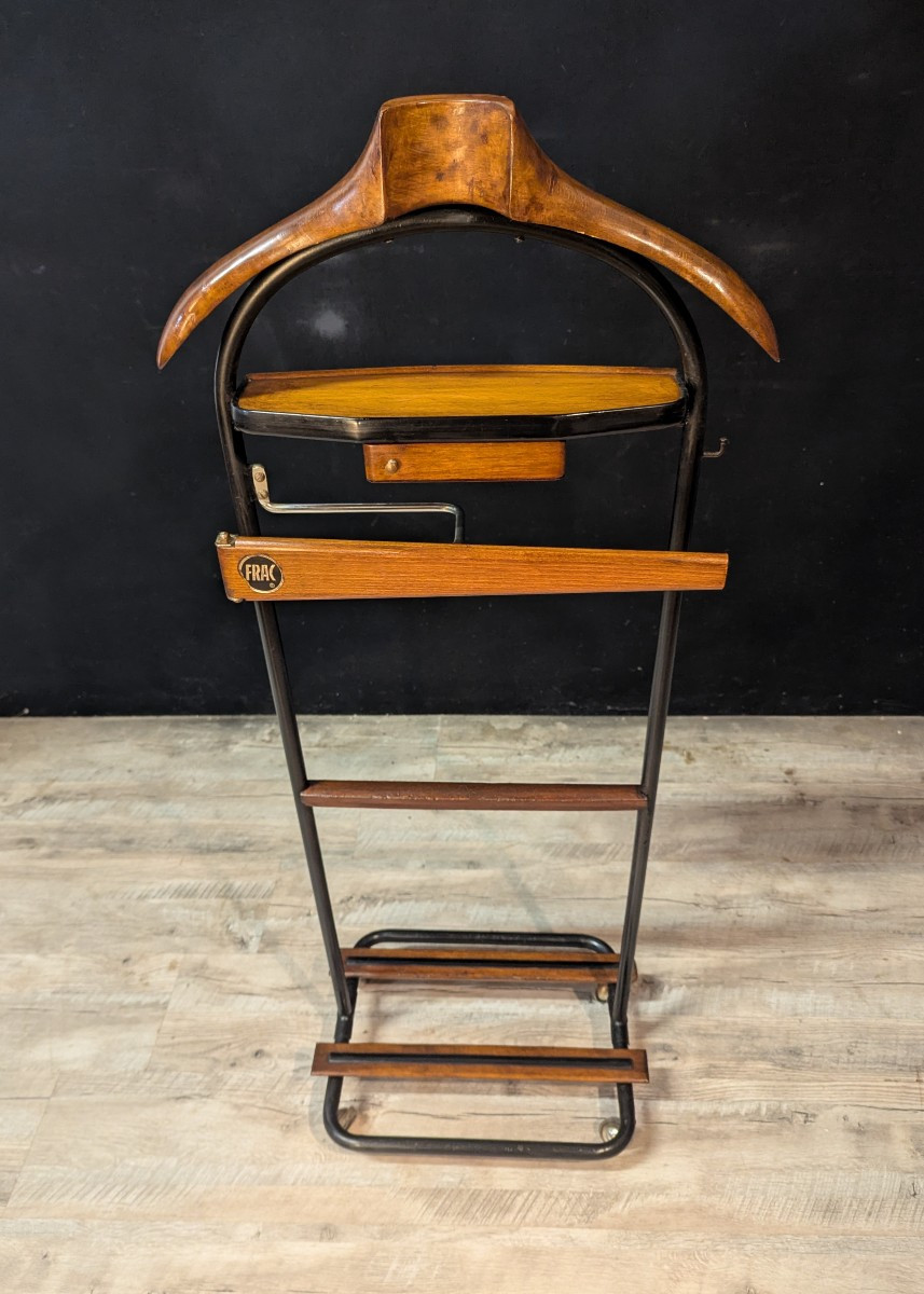 Valet de nuit FRAC en acajou années 70