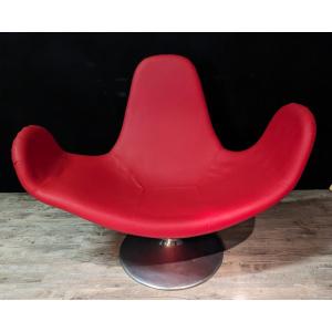 Fauteuil Des Années 80 Modèle "calla" Par Stefano Giovanni