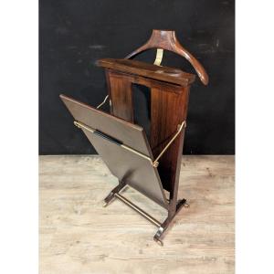 Italian Mahogany Valet Stand By Fratelli Reguitti
