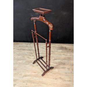 Valet de nuit en acajou