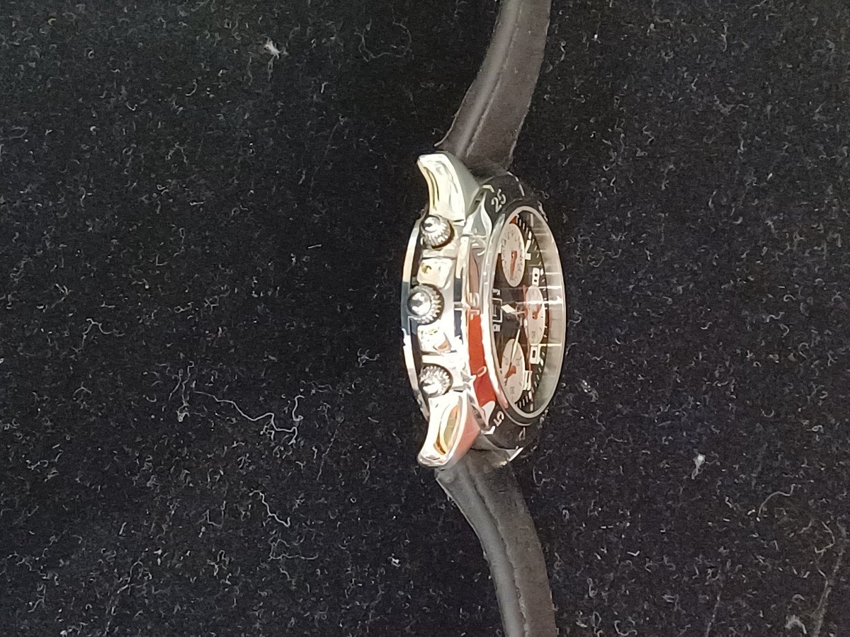 Chronograph Watch Circa 1995, Movado "kingmatic"-photo-3