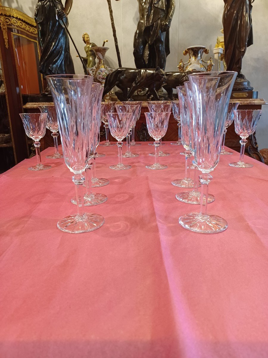 Glass Service, "provence" Model From Maison Saint-louis In Perfect Condition-photo-1
