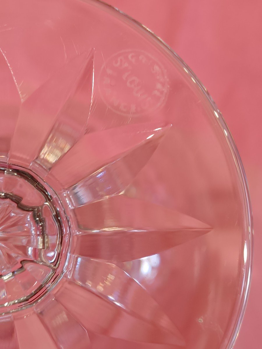 Glass Service, "provence" Model From Maison Saint-louis In Perfect Condition-photo-4