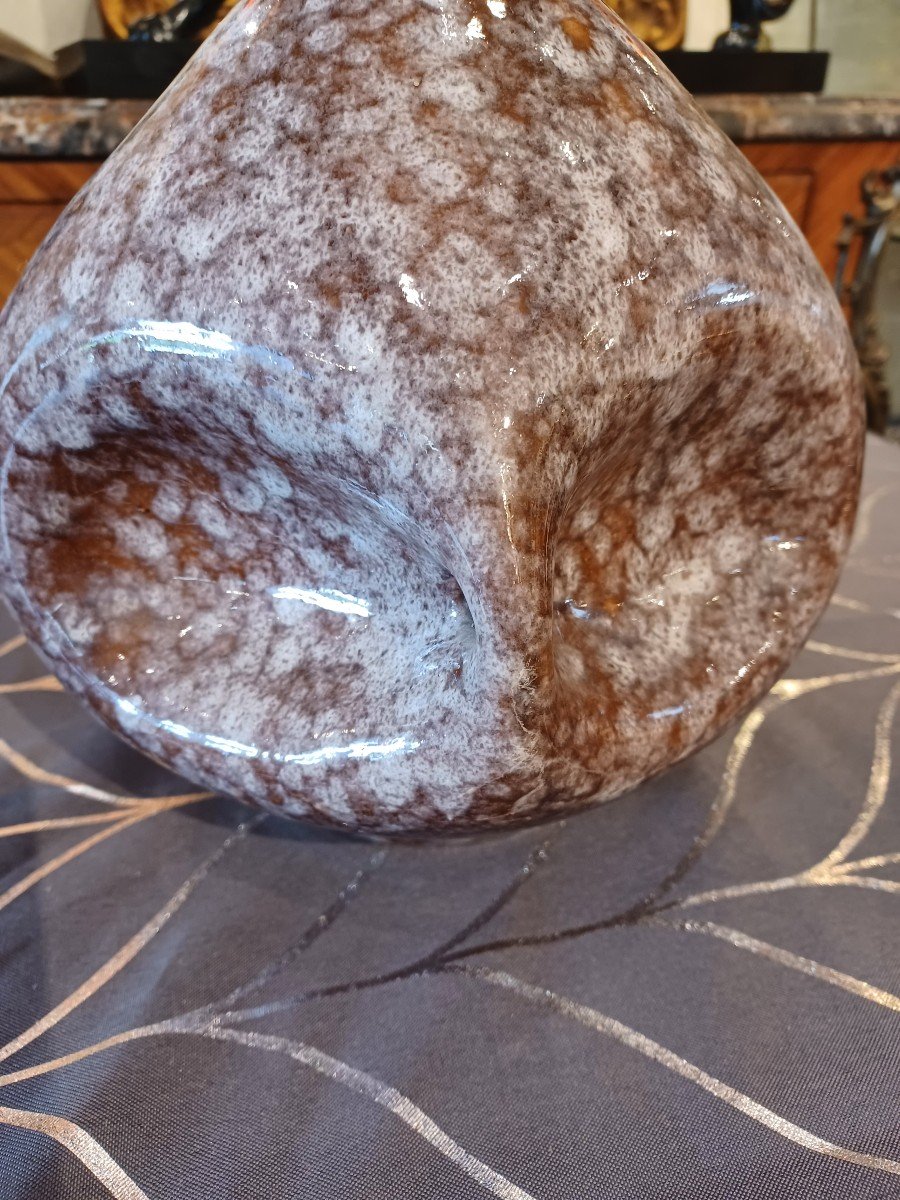 Vase En Céramique d'Accolay , 1950-photo-2