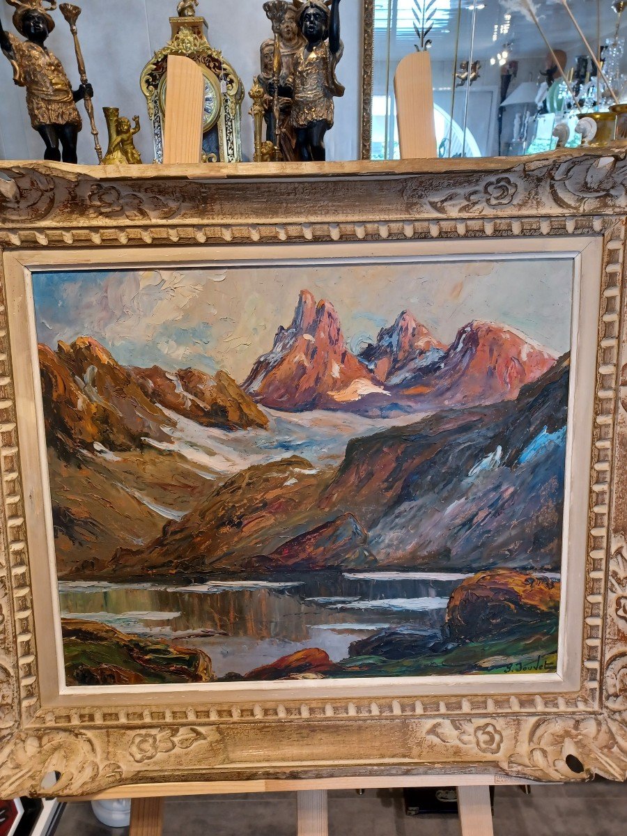 Tableau Montagne Paul Jouvet , 1892-1981