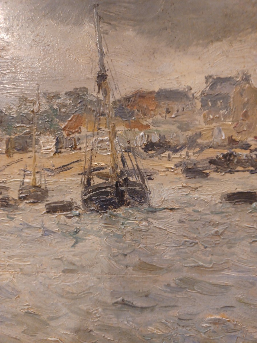 Tableau Marine Impressionniste , Cotes Bretonnes-photo-4