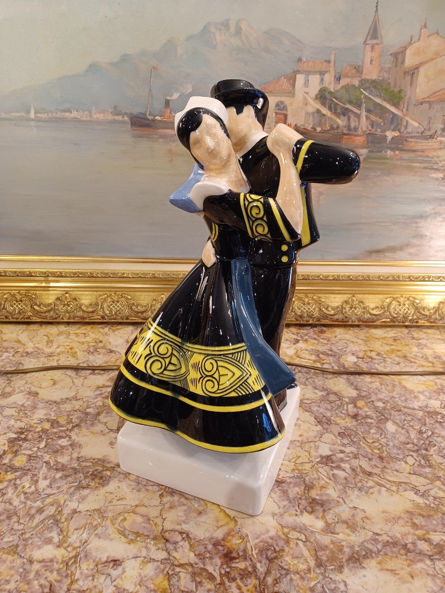 Robert Micheau Vernez (1907-1989), Dancing Couple Pont-aven-photo-2