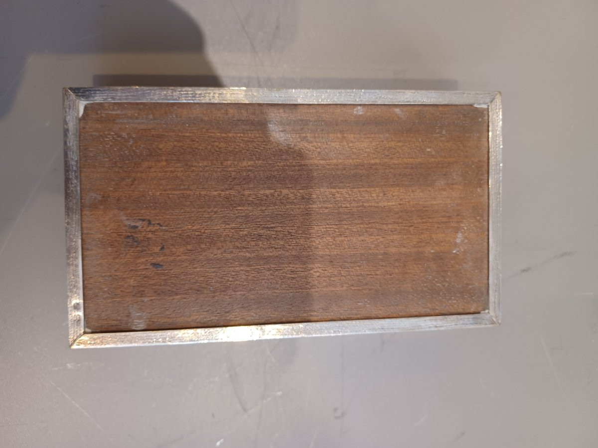 Boite métal argentée -photo-4