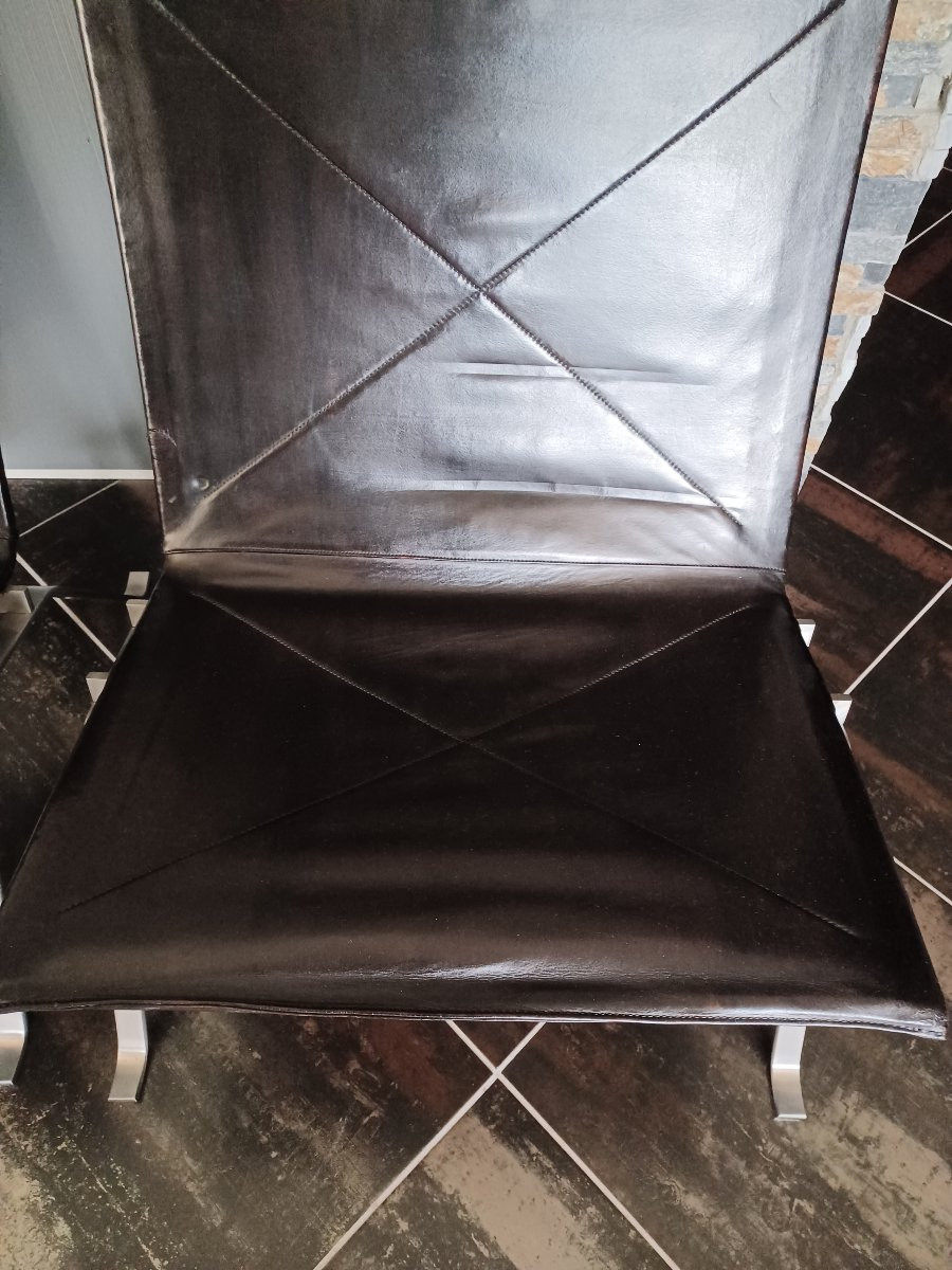 Paire de chauffeuses PK22 de KJAERHOLM-photo-4
