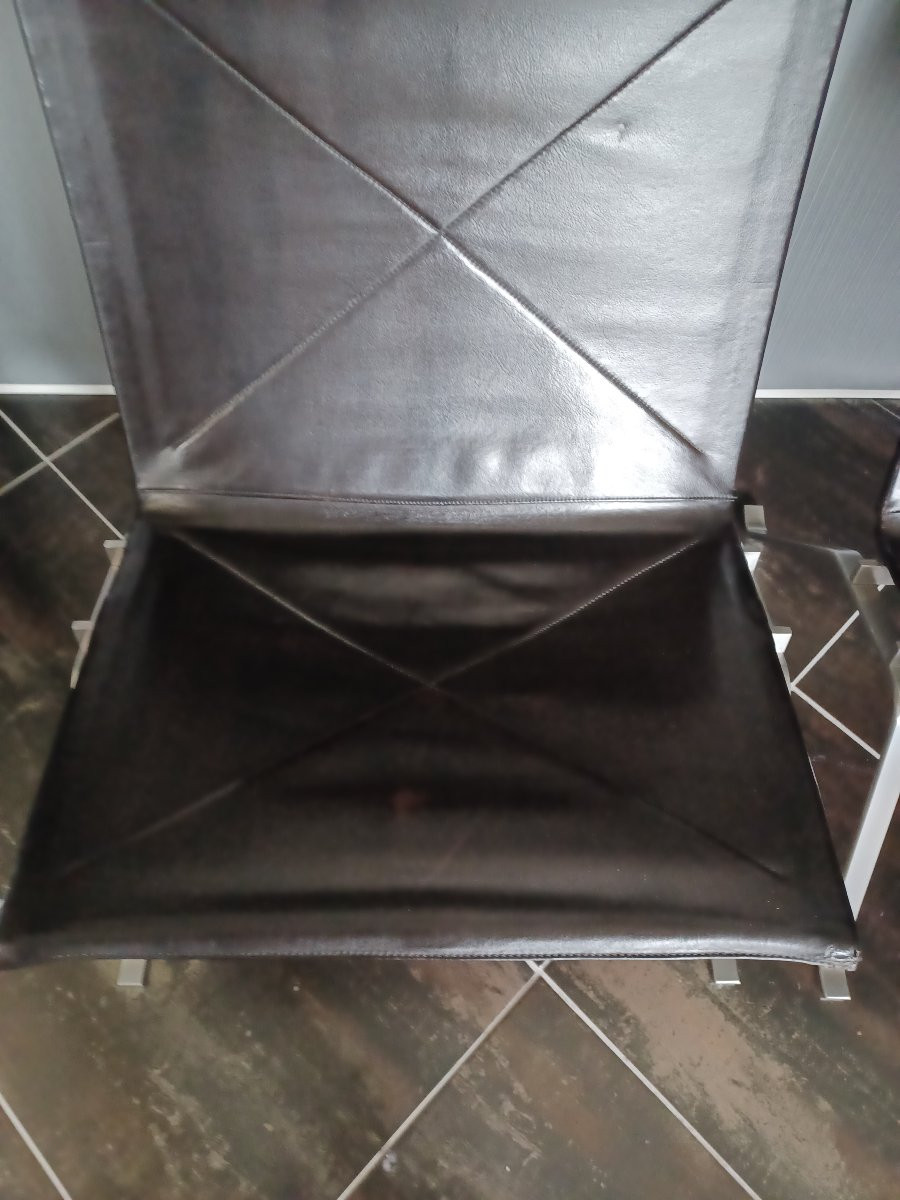 Paire de chauffeuses PK22 de KJAERHOLM-photo-1