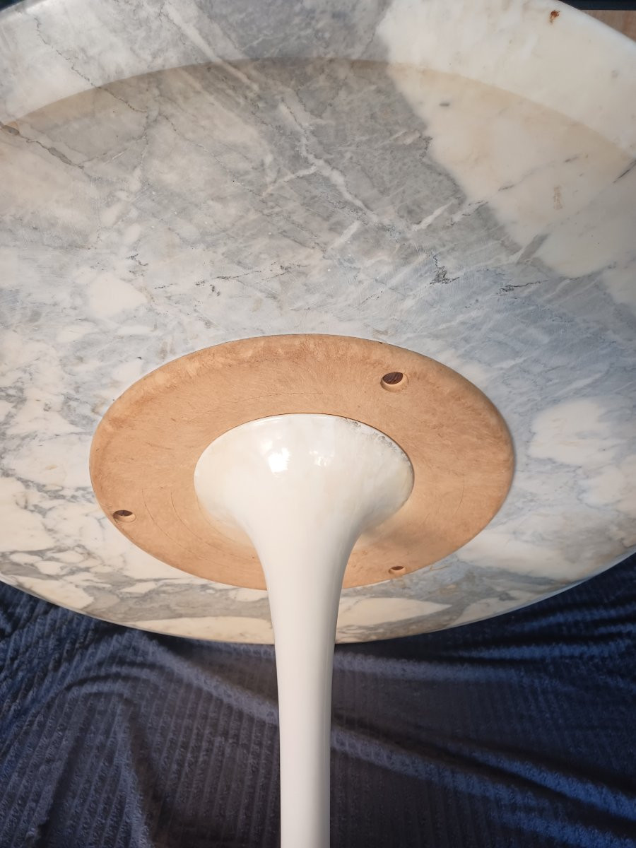 Knoll Eero Saarinen Table, Tulip Model, 107 Cm-photo-3
