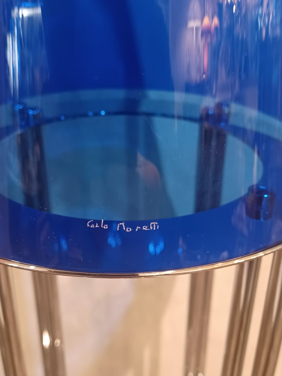 Vase sculpture en verre de Murano-photo-4