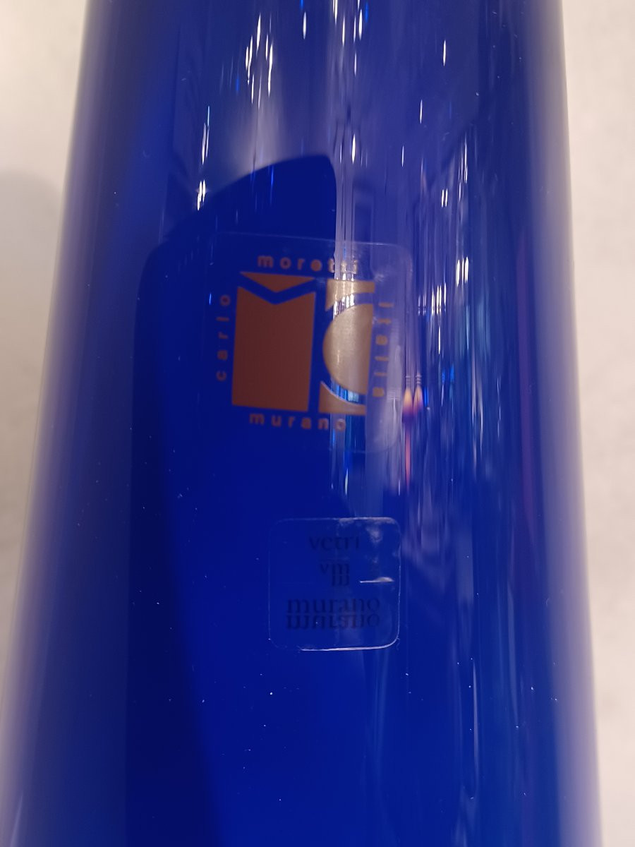 Vase sculpture en verre de Murano-photo-2