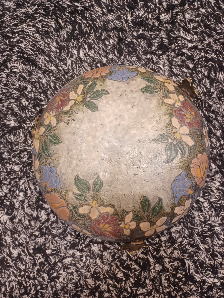 Plafonnier LEGRAS Art Nouveau vers 1900