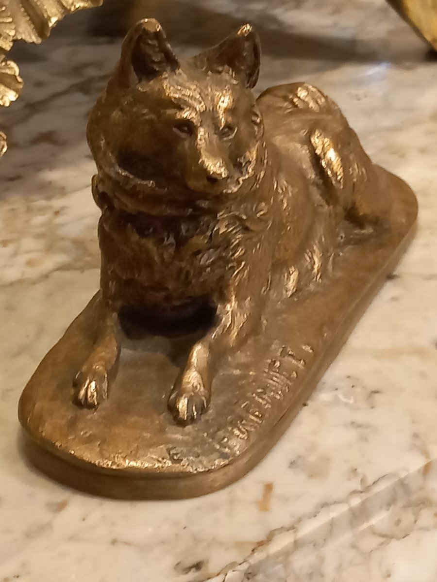 Bronze Dog Sculpture, Fremiet