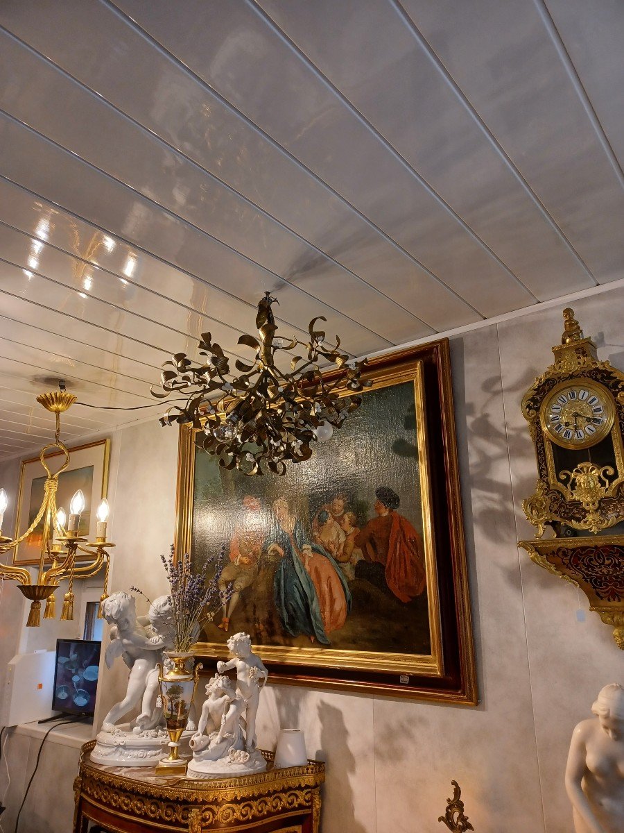 Mistletoe Ball Chandelier