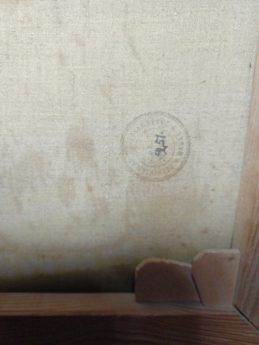 Painting Nude Woman Representing " The Charmeuse"-photo-4