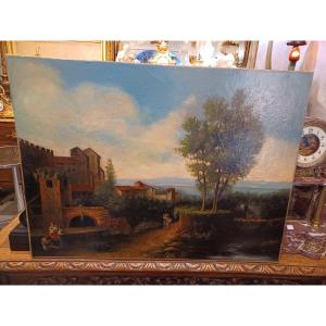 Italian School Painting, Landscape