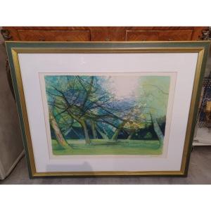 Original Lithograph By Camille Hilaire