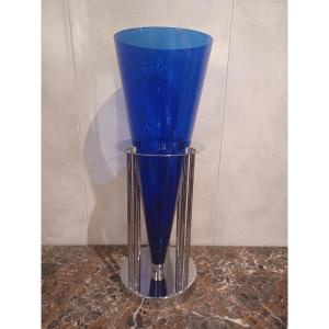 Vase sculpture en verre de Murano