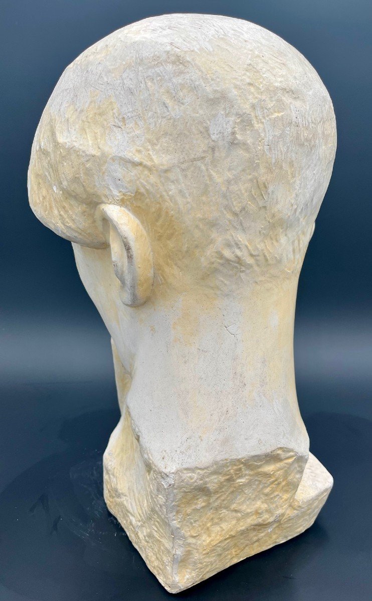 Sculpture "le Silence" d'Antoon Van Paris (1884-1968)-photo-1