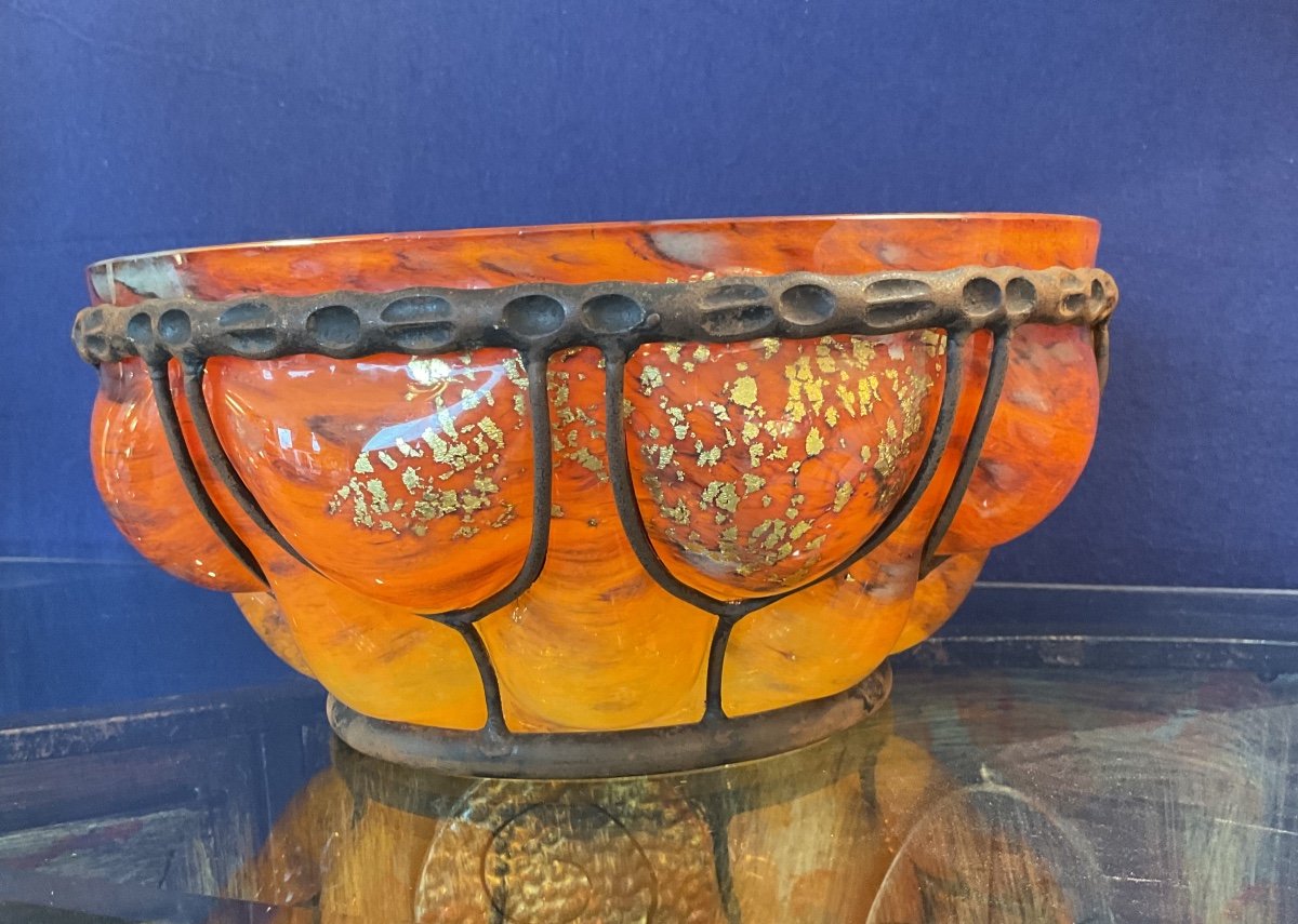 Daum And Louis Majorelle Cup Circa 1925.-photo-2