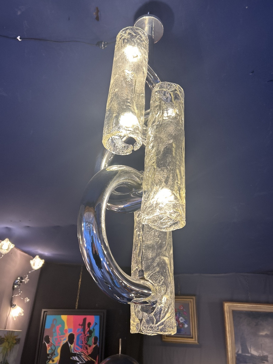 1970s Chandelier By Carlo Nasson -photo-8