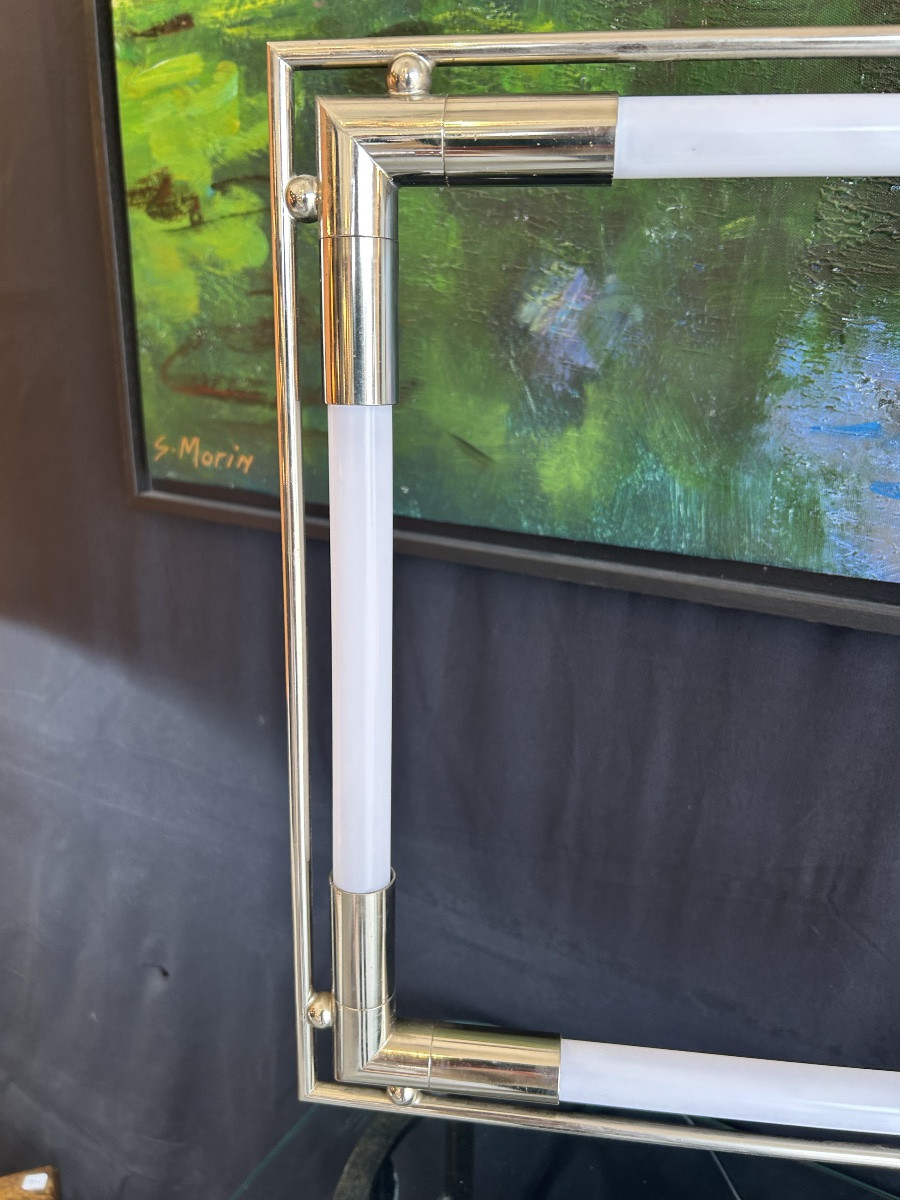 Quadro Lamp By Jacques Adnet From The 1920s-photo-1