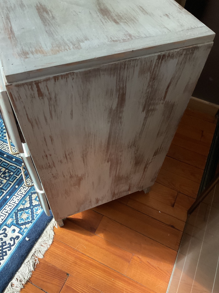 Painted Chest Of Drawers From The 1950s  -photo-1